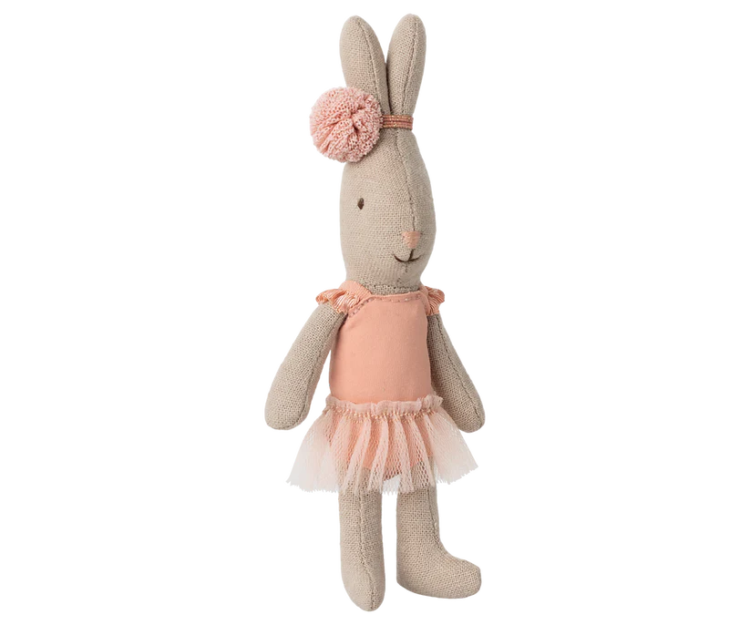 Maileg Rabbit, Micro - Ballet suit and skirt rose