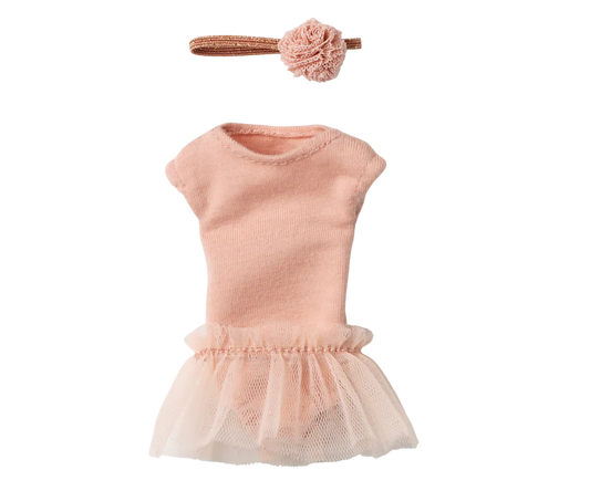 *PRESALE* Maileg Ballet suit and skirt rose, Size 1 (Bunny Size)
