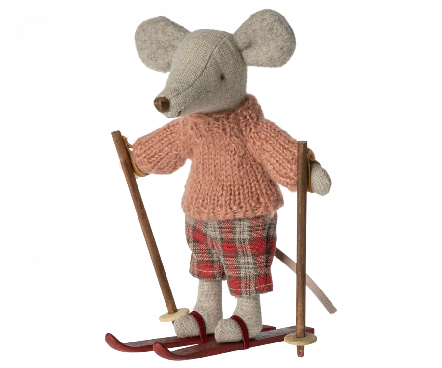 Maileg Winter mouse with ski set, Big sister