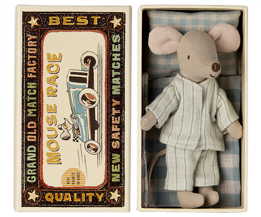 Maileg Big brother mouse in matchbox
