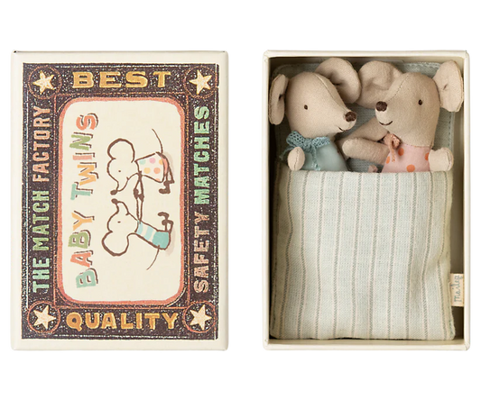 Maileg Twins, Baby mice in matchbox