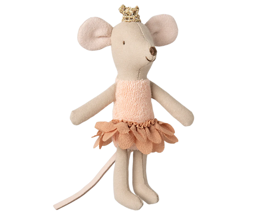 Maileg Princess mouse, Little sister in matchbox