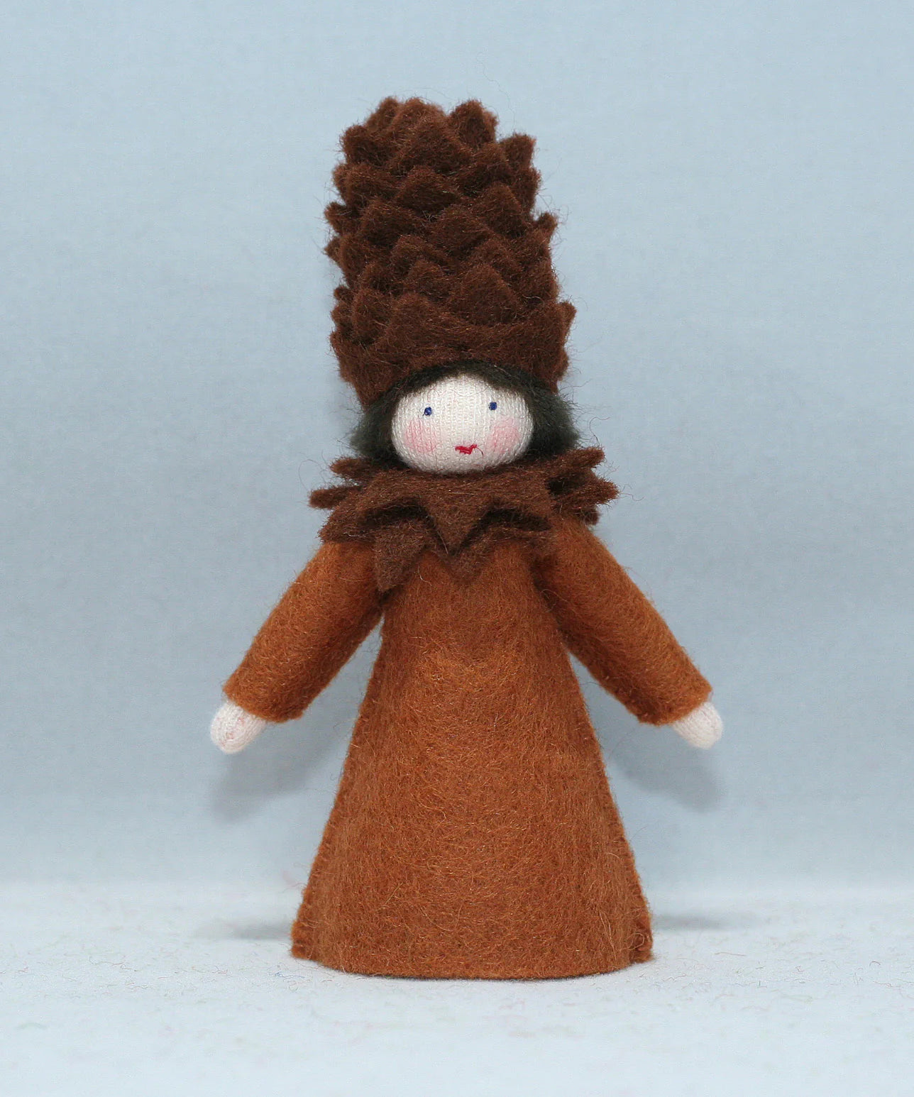 Ambrosius Pine Cone Fairy | 3.5" Miniature Standing Doll