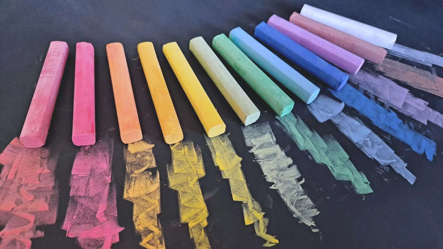 Blackboard Pastel Chalk 12 assorted colours