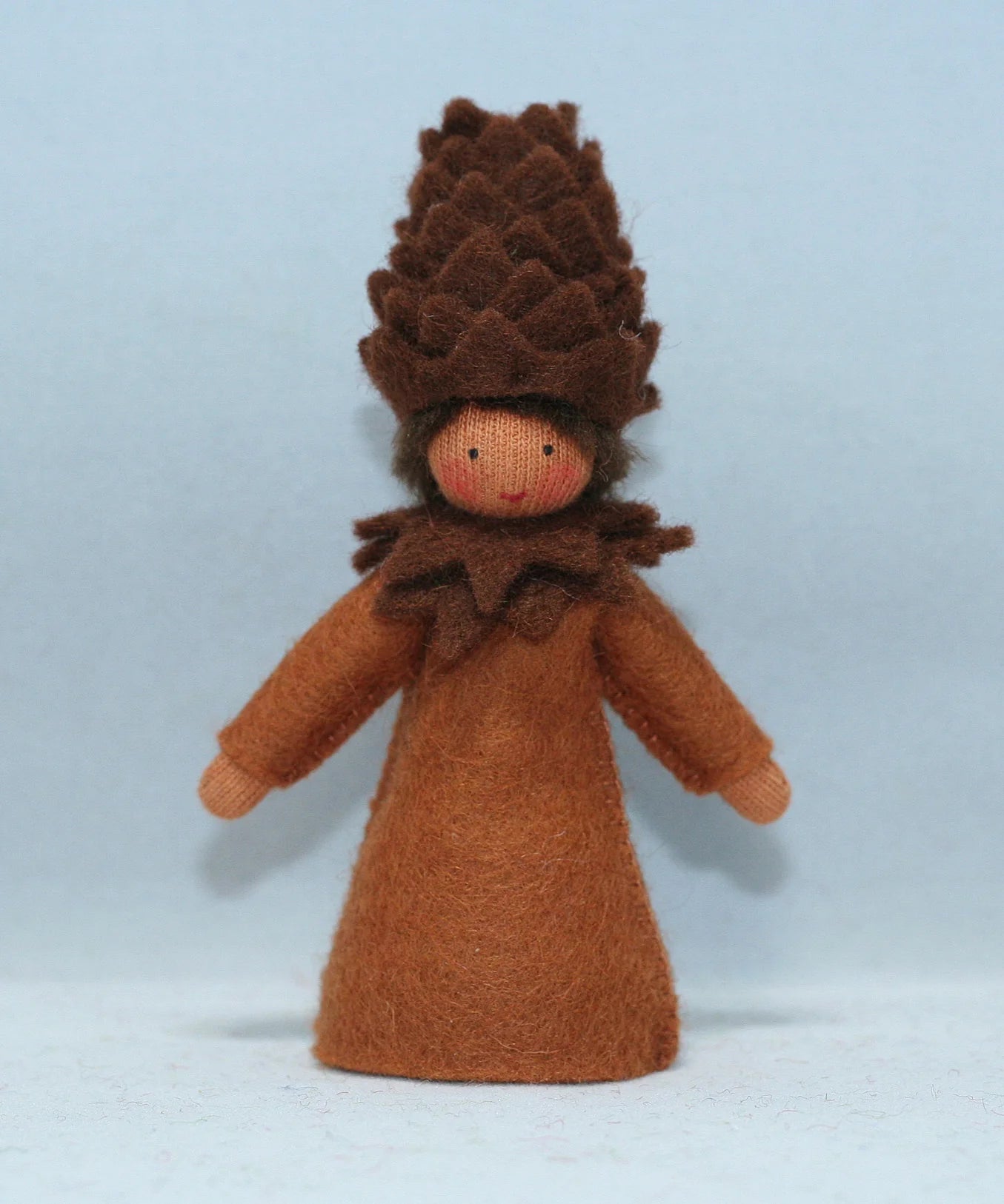 Ambrosius Pine Cone Fairy | 3.5" Miniature Standing Doll