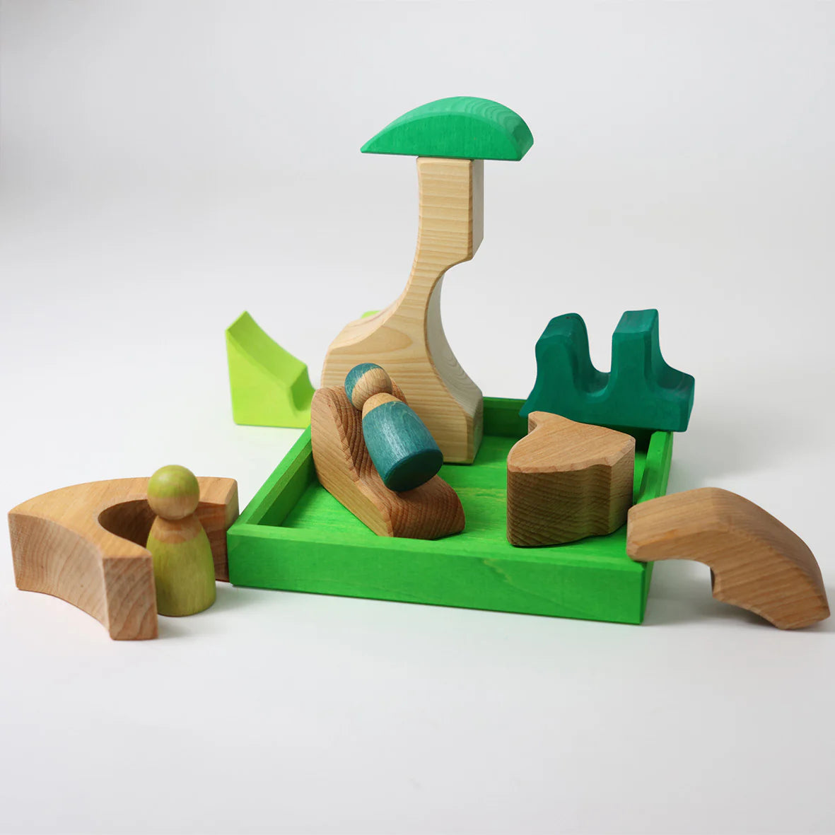 Grimm's Building Set Puzzle, Green