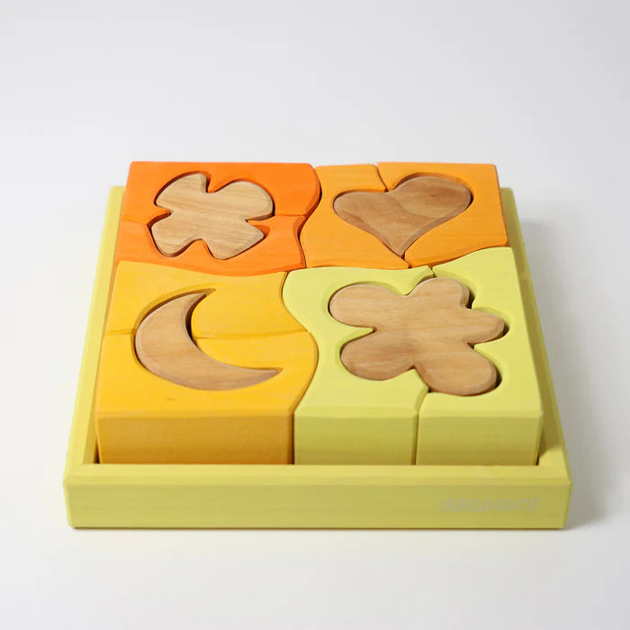 Grimm's Building Set Puzzle, Yellow