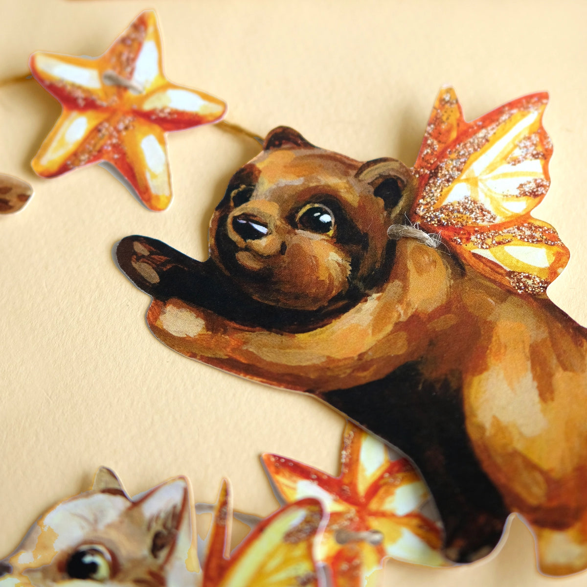 Stars & Fairy Animals Paper Garland | DIY Garland Kit
