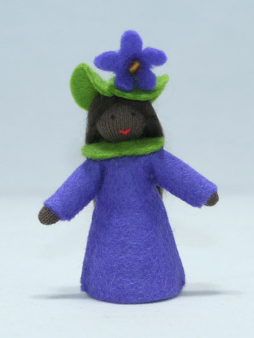 Ambrosius Violet Fairy  | 2.5" Miniature Standing Doll