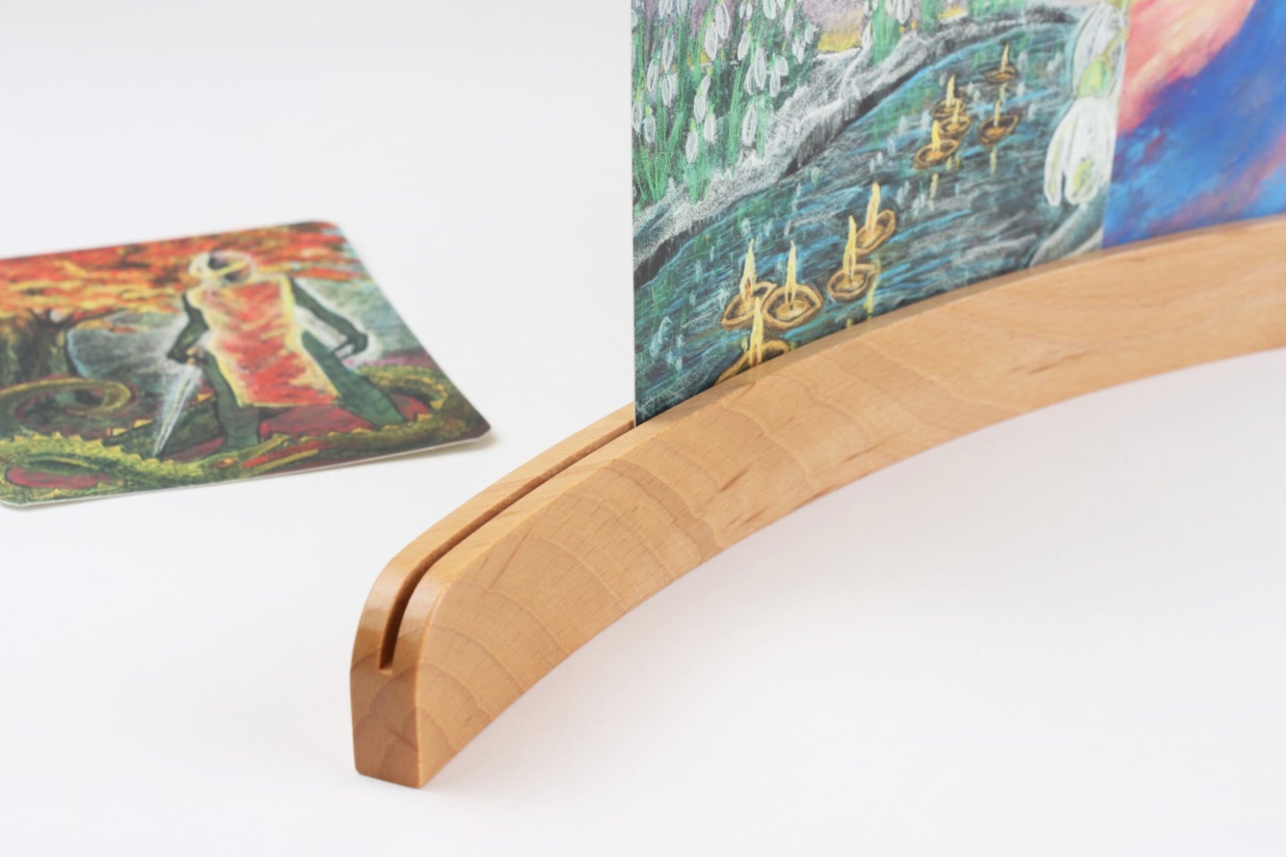 Curved Postcard Holder
