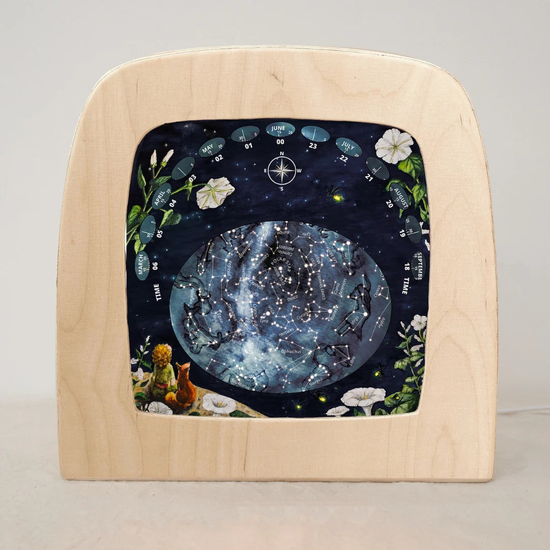 Toverlux |  Star Map Sonne Mond und Erde