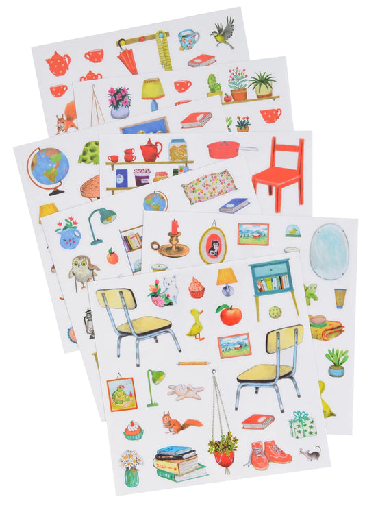 Colouring Book with Stickers |  Grande Famille