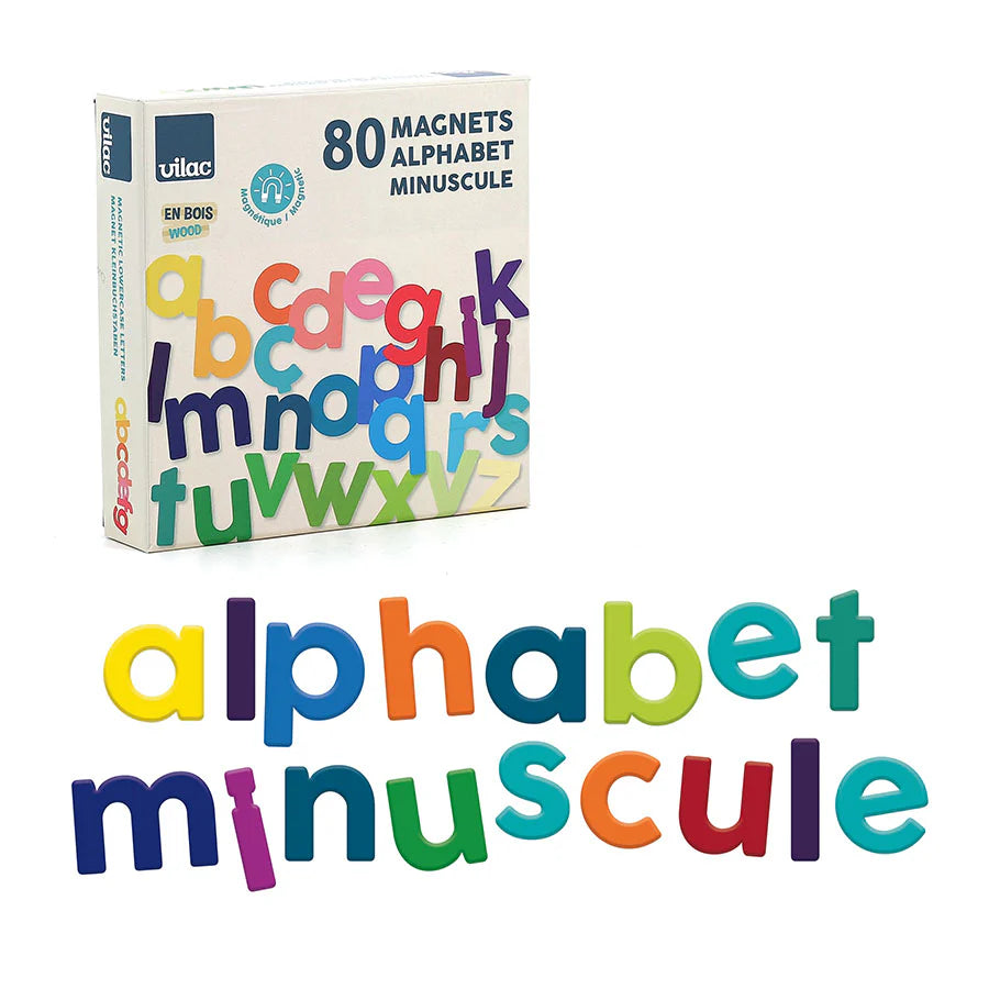 Alphabet Magnets Lowercase Letters | 80 pcs – Mymy & Me