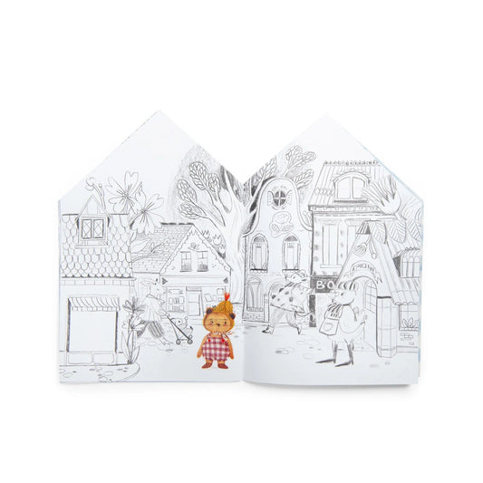 Colouring Book with 150 Stickers | Les Minouchkas