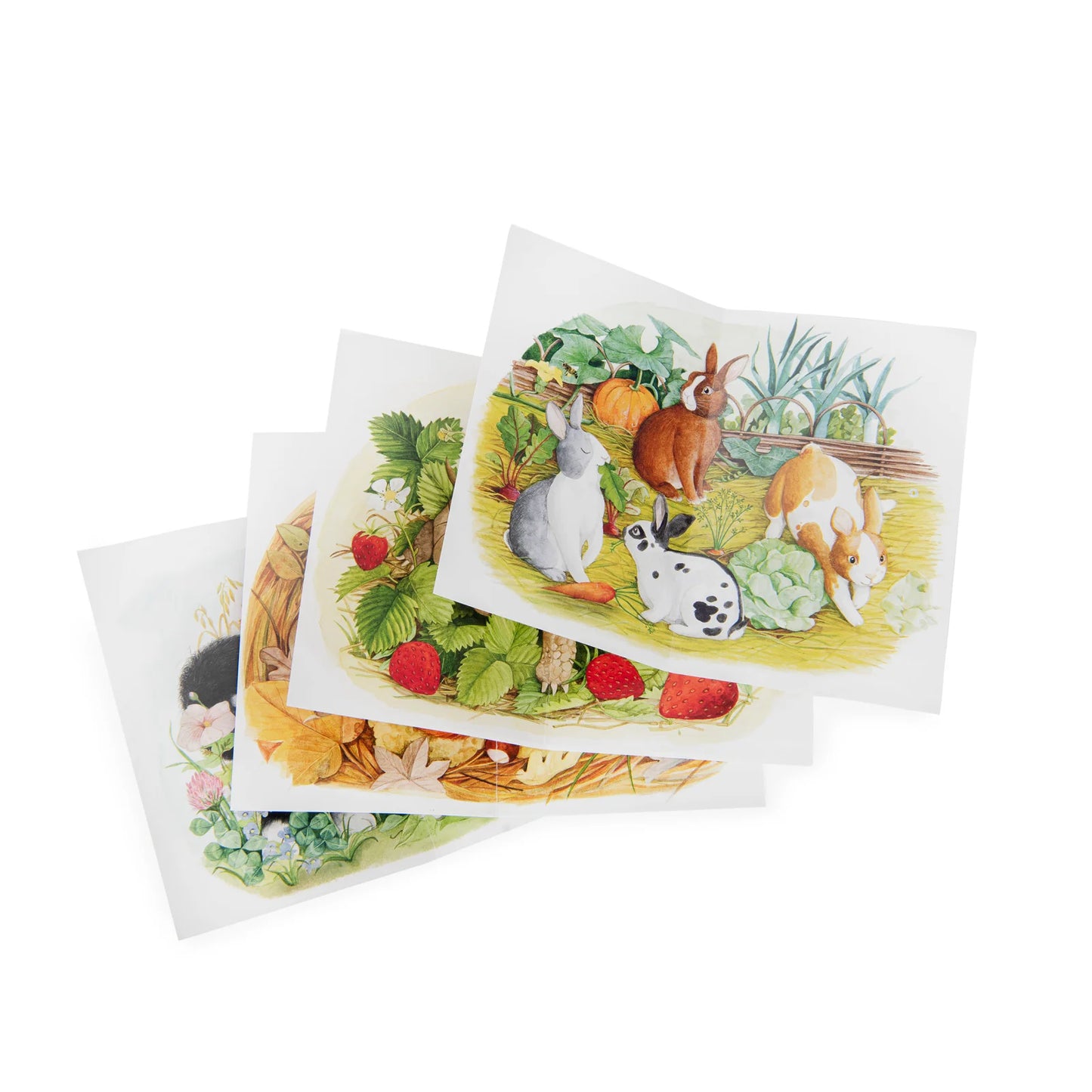 4 Mini Animal Puzzles (4 x 12pcs)