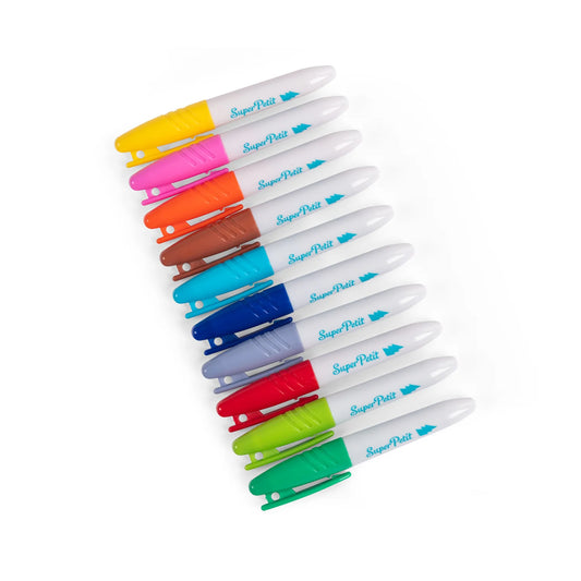 Erasable Felt Pens (for silicone colouring mats) | Set of 10