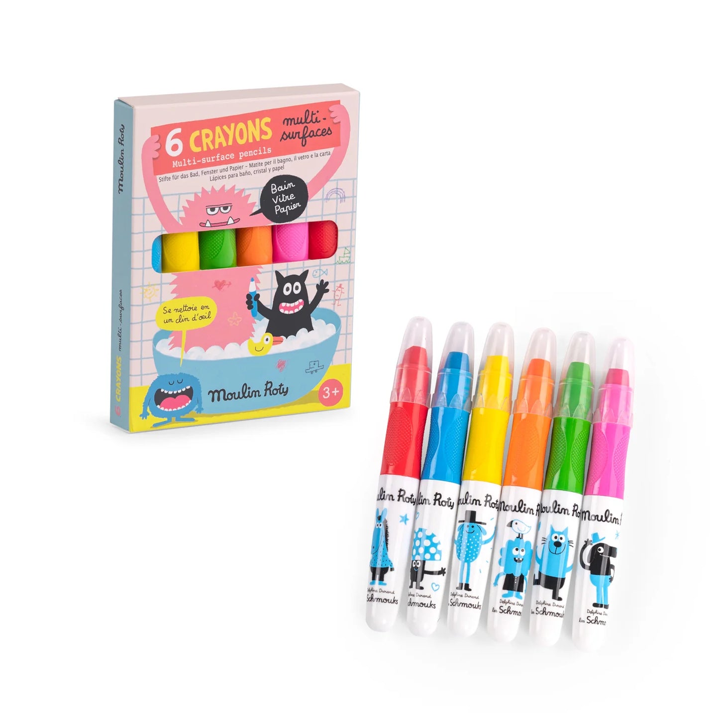 Multi-Surface Crayons (6 pack)