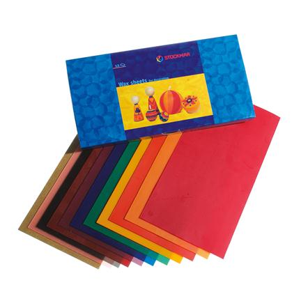 Stockmar Decorating Wax Wide Box - 12 Assorted Colours