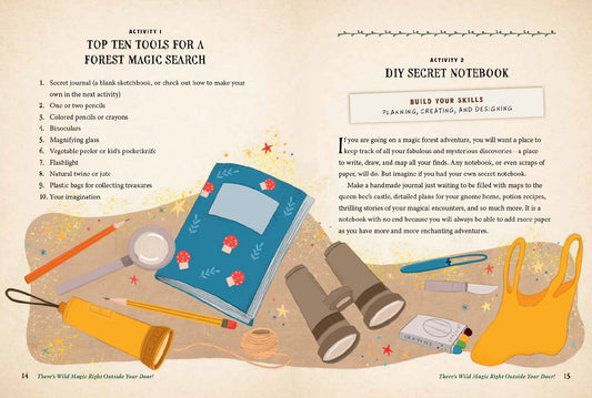 Forest Magic for Kids How to Find Fairies, Make a Secret Fort, and Cook Up an Elfin Picnic  | Activity Book