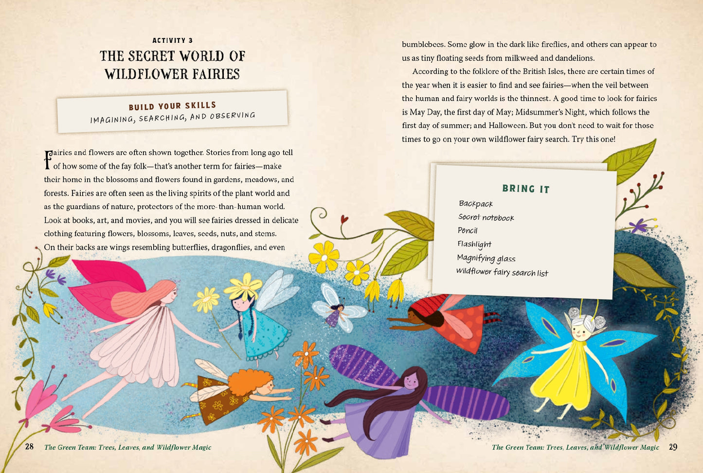 Forest Magic for Kids How to Find Fairies, Make a Secret Fort, and Cook Up an Elfin Picnic  | Activity Book