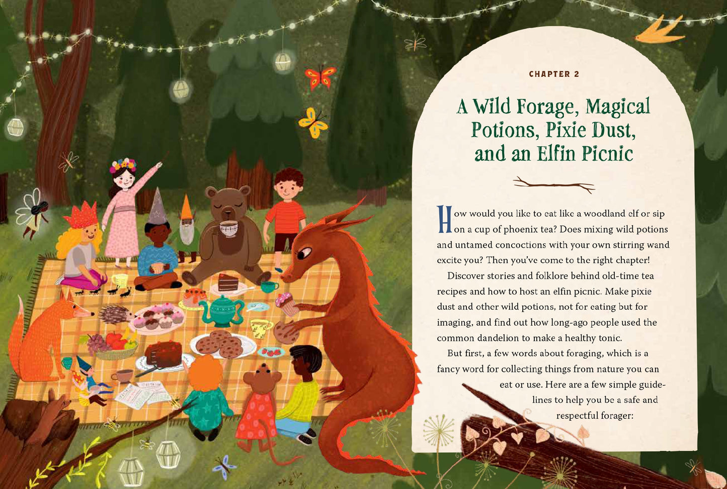 Forest Magic for Kids How to Find Fairies, Make a Secret Fort, and Cook Up an Elfin Picnic  | Activity Book