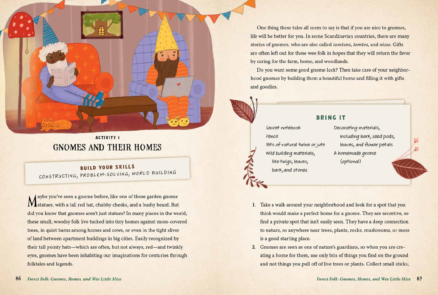 Forest Magic for Kids How to Find Fairies, Make a Secret Fort, and Cook Up an Elfin Picnic  | Activity Book