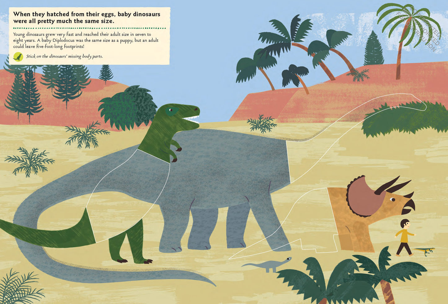 In the Age of Dinosaurs: My Nature Sticker Activity Book  | Activity Book