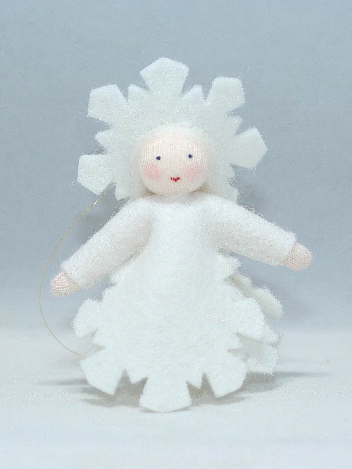 Ambrosius Ice Crystal Princess  | Miniature Hanging Felt Doll