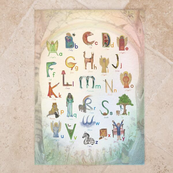 Wilded Family Wild Alphabet Poster