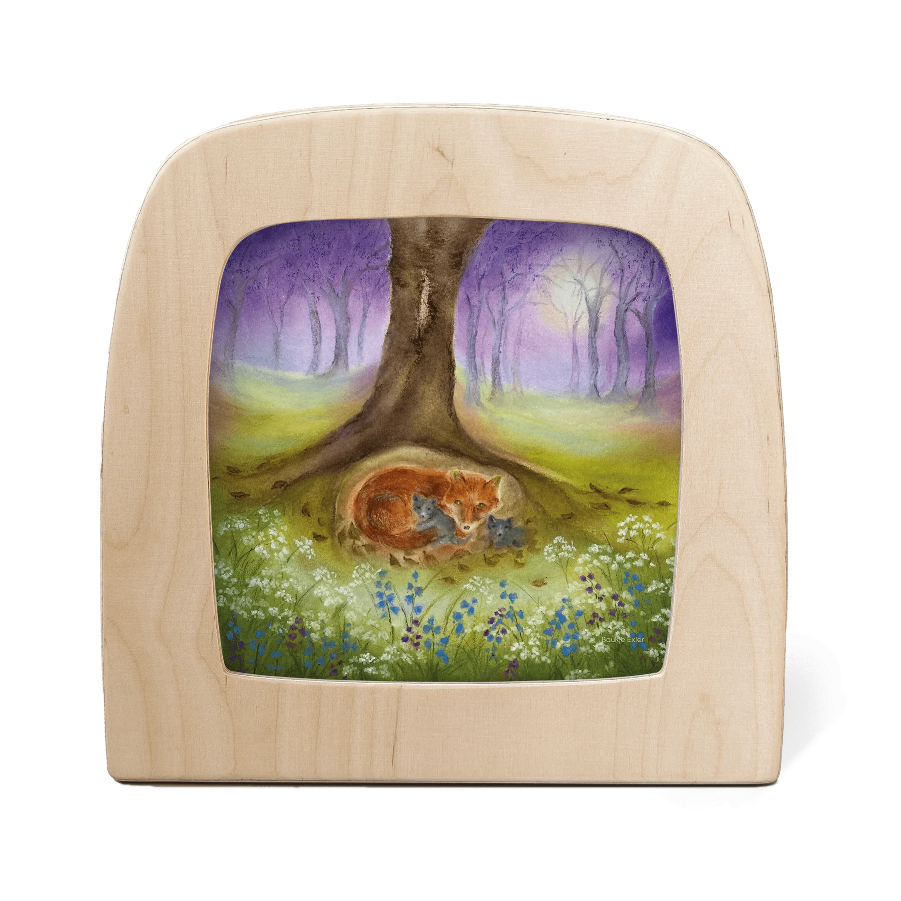 Toverlux | Baukje Exler - Little Fox Family Silhouette