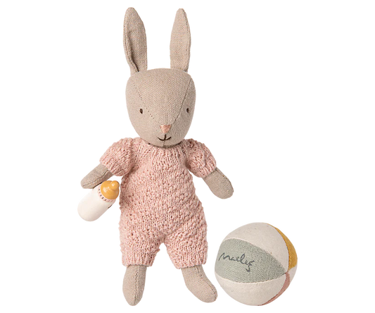 *PRESALE* Maileg Rabbit set, Micro - Sand - Rose