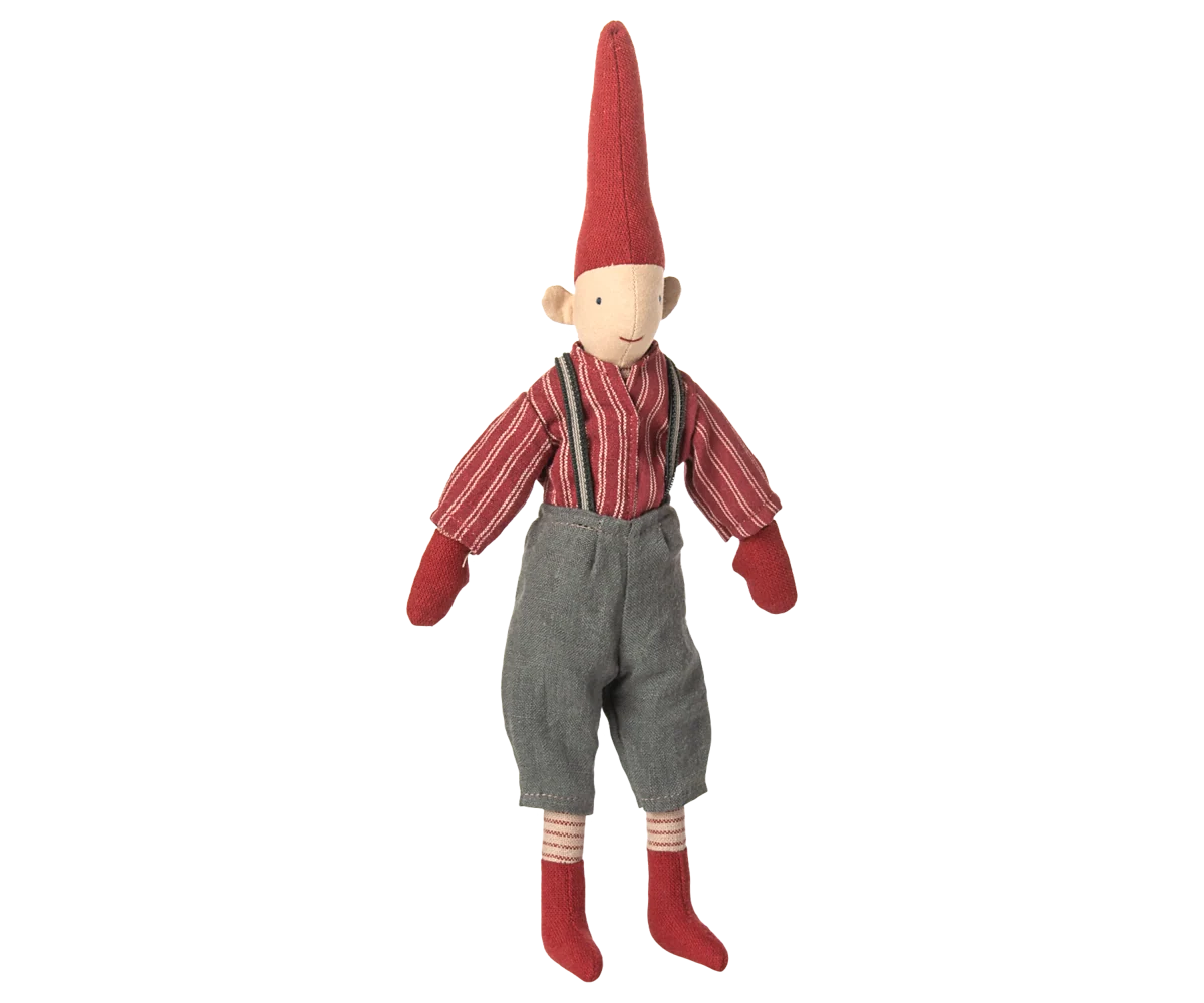 *PRE-SALE* (OCTOBER) Maileg Pixy, Size 2 - Boy - Red shirt