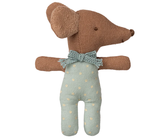 *PRESALE* Maileg Sleepy wakey baby mouse in matchbox - Blue