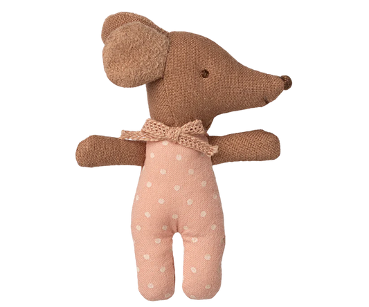 *PRESALE* Maileg Sleepy wakey baby mouse in matchbox - Rose