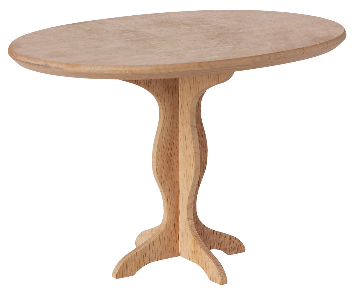 *PRE-SALE* (OCTOBER) Maileg Oval table, Mini - Nature (Teddy Size)