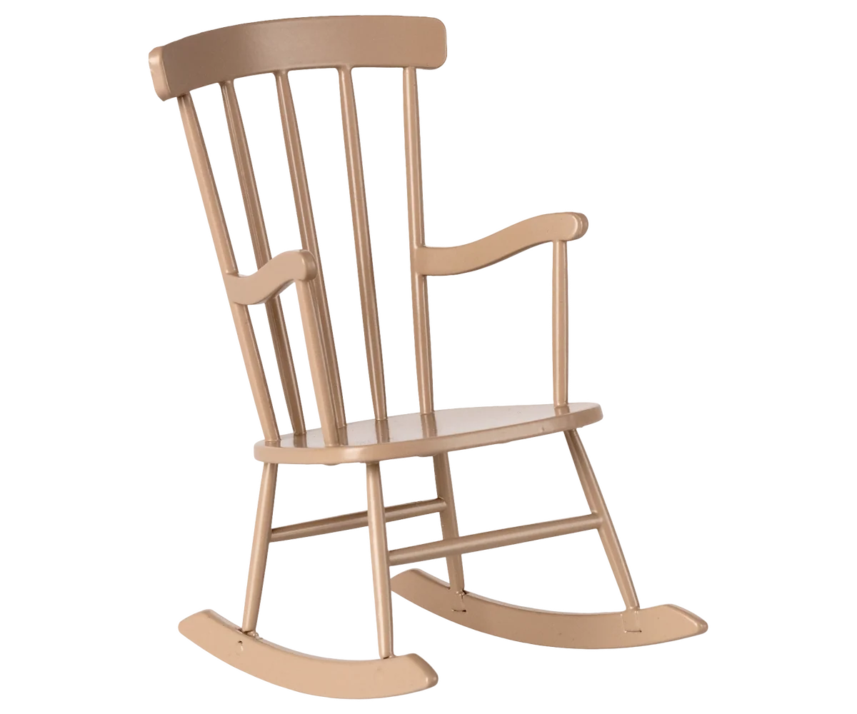 *PRE-SALE* (OCTOBER) Maileg Rocking chair, Miniature - Dark sand (Teddy Size)