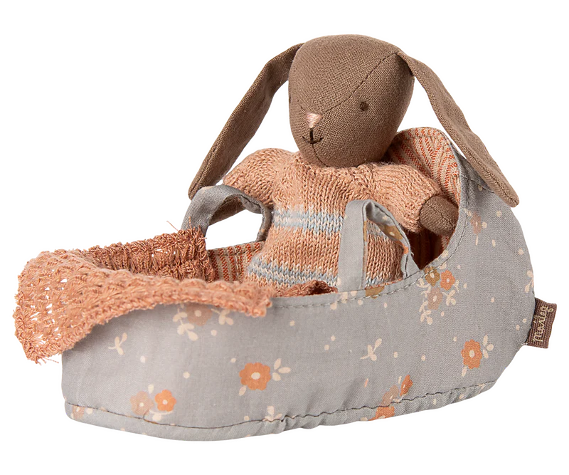 *SPECIAL ORDER* Maileg Carry cot, Micro (Rabbit/Bunny Size)