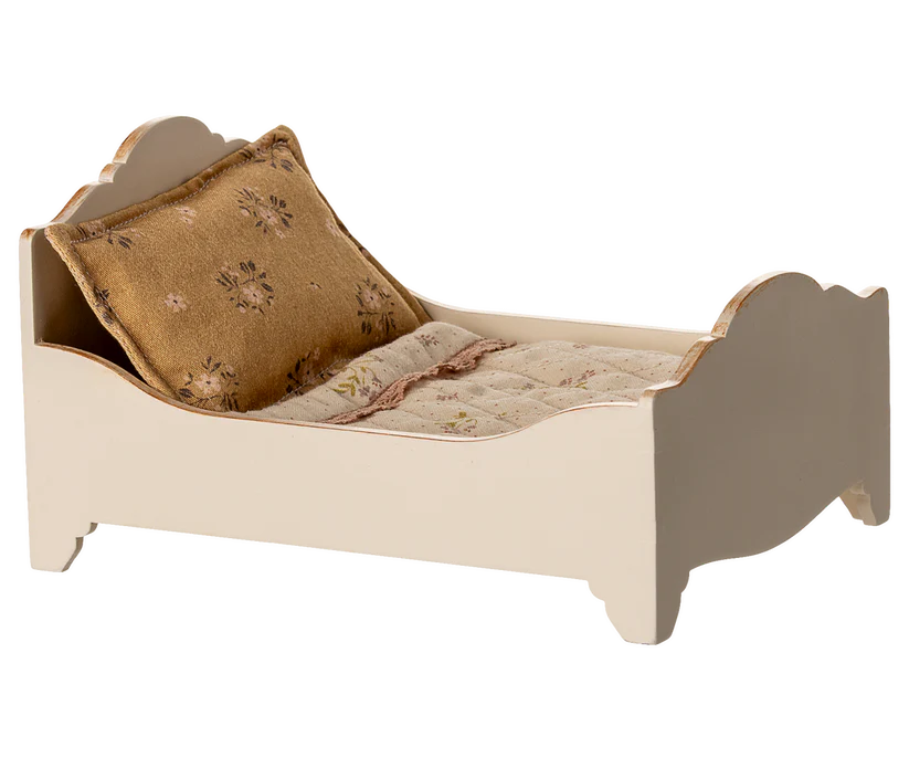 *PRESALE* Maileg Bed, Mouse - Off white