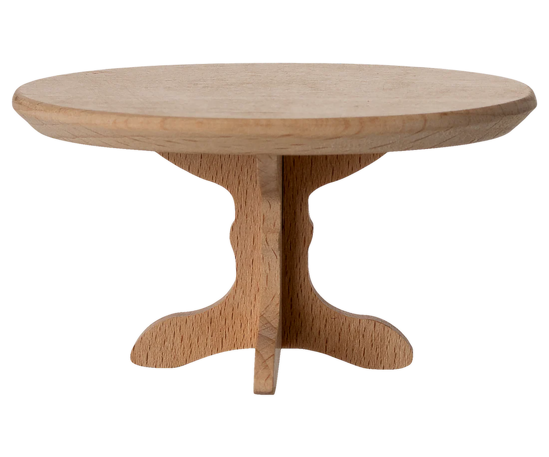Maileg Oval coffee table, Mouse - Nature