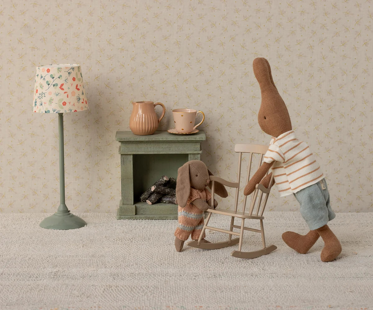 *PRE-SALE* (OCTOBER) Maileg Rocking chair, Miniature - Dark sand (Teddy Size)