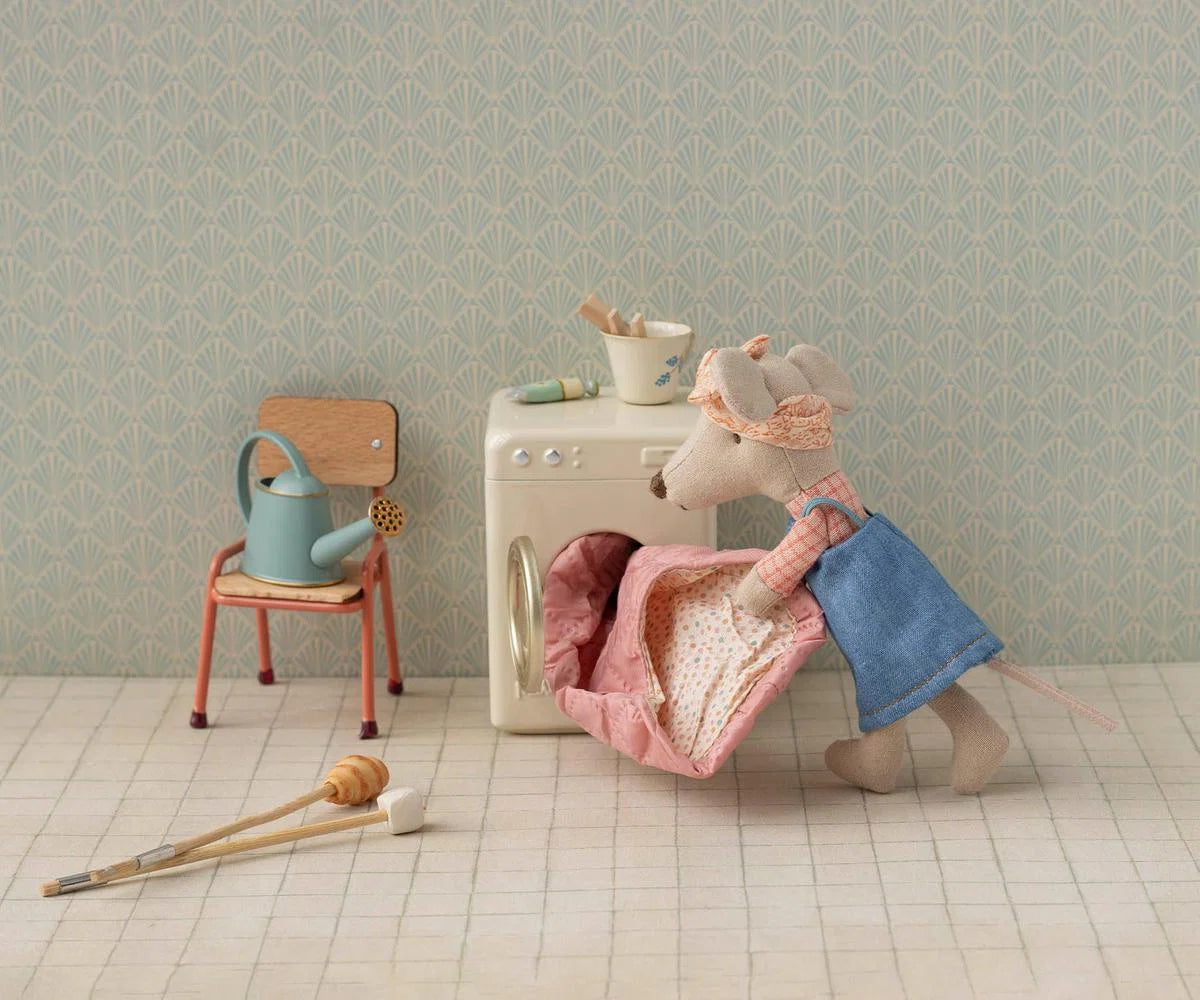 Maileg Chair, Mouse - Coral