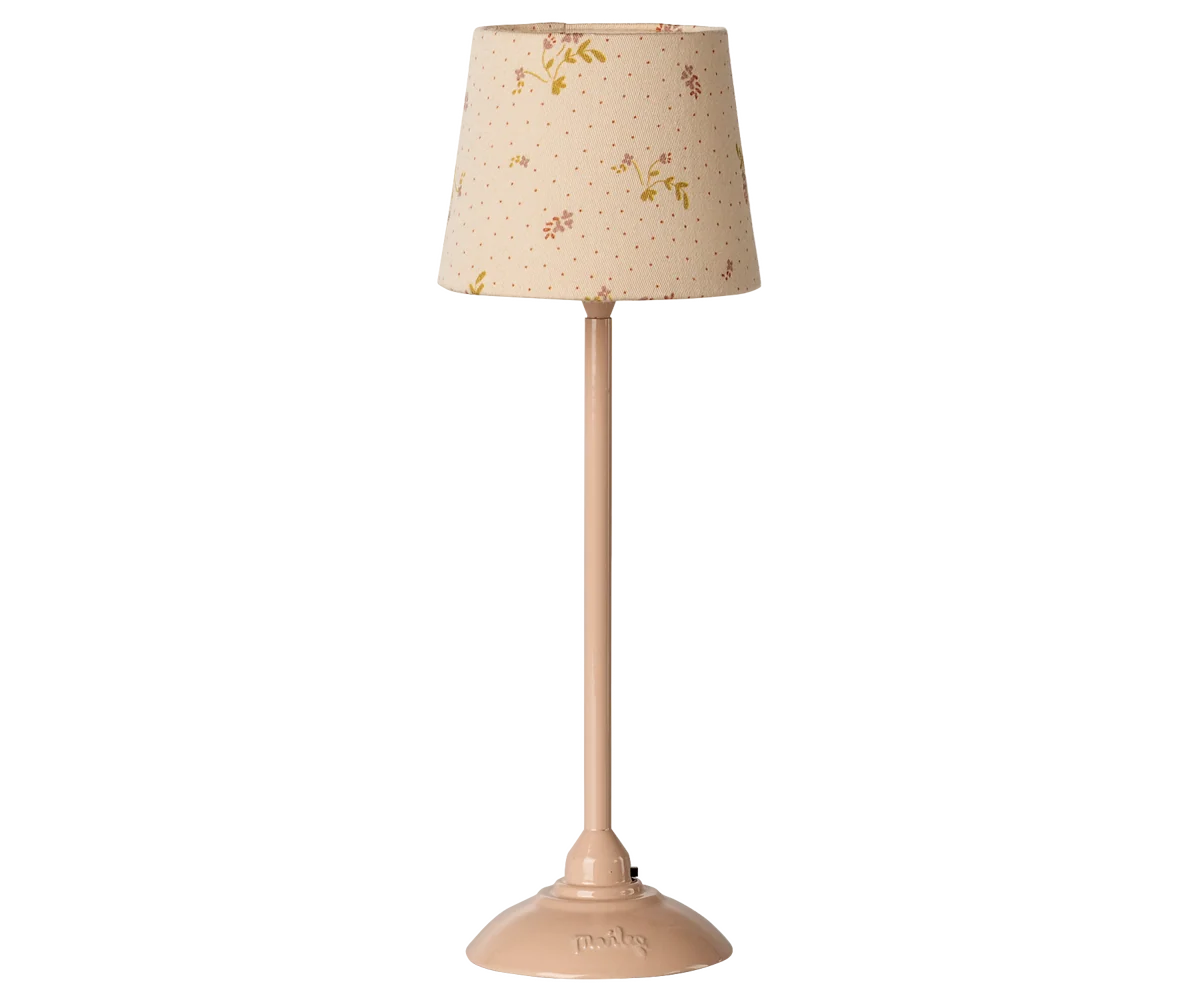 *PRE-SALE* (OCTOBER) Maileg Floor lamp, Miniature - Powder (Teddy Size)