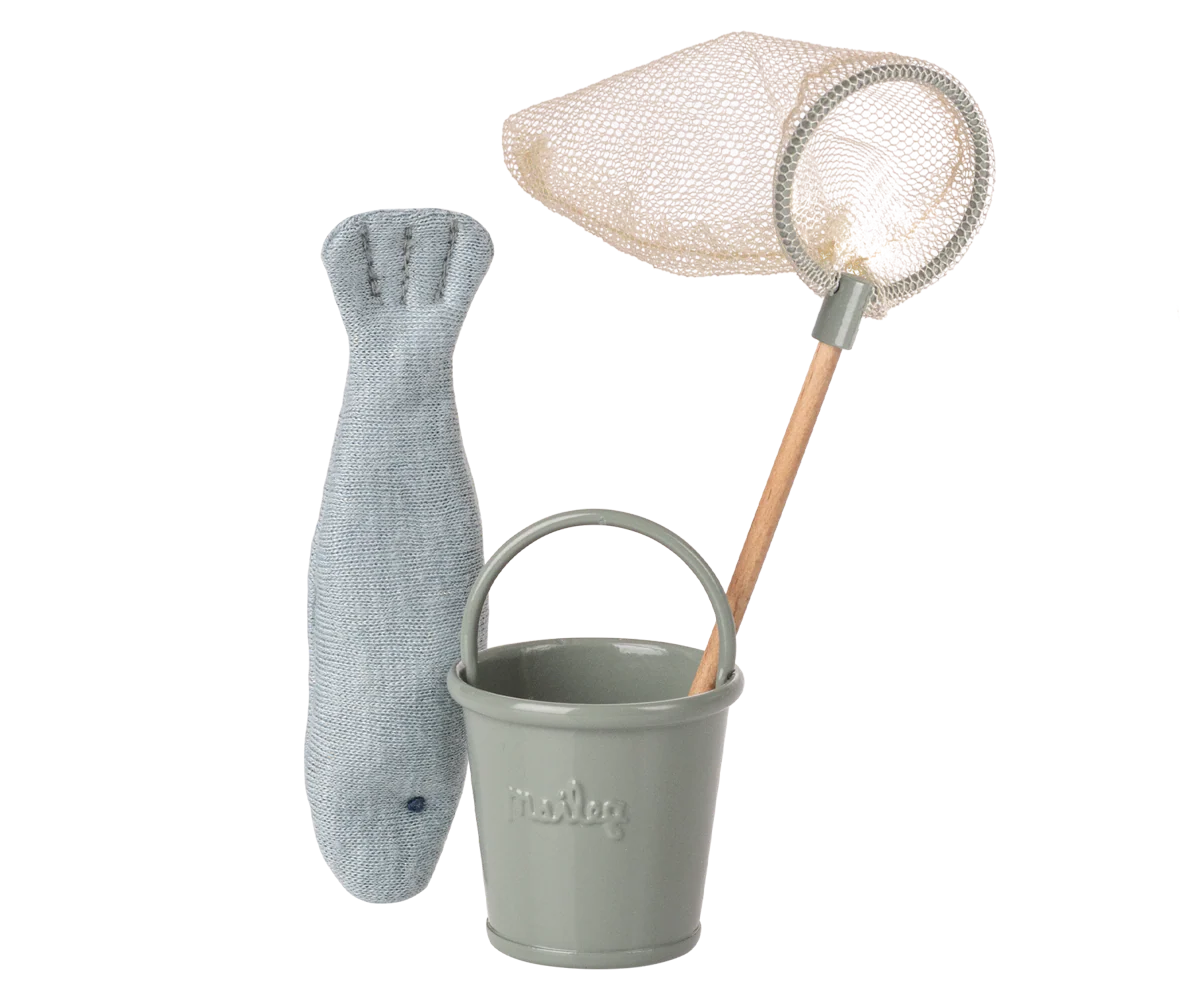 Maileg Fishing set, Mouse