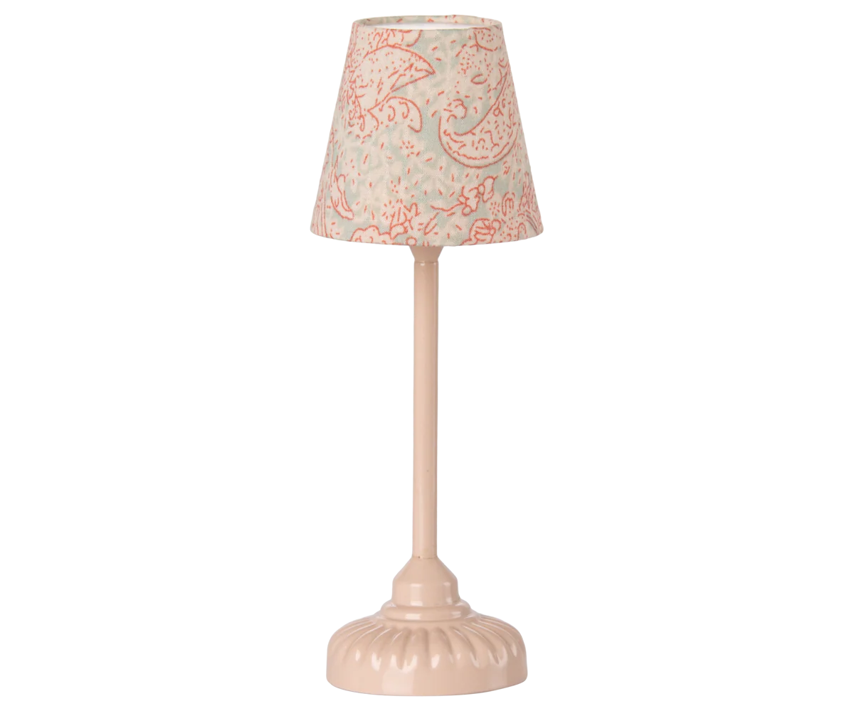 Maileg Vintage floor lamp, Mouse - Powder