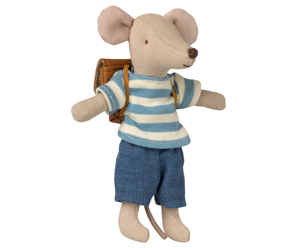 Maileg Tricycle mouse, Big brother - Brown
