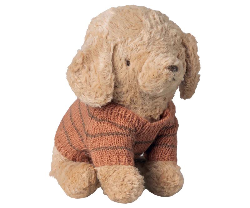 *PRESALE* (May) | Maileg Puppy supply, Small, Knitted sweater - Coral