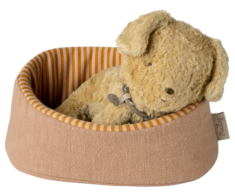 *PRESALE* (March) | Maileg Puppy basket, Small - Powder