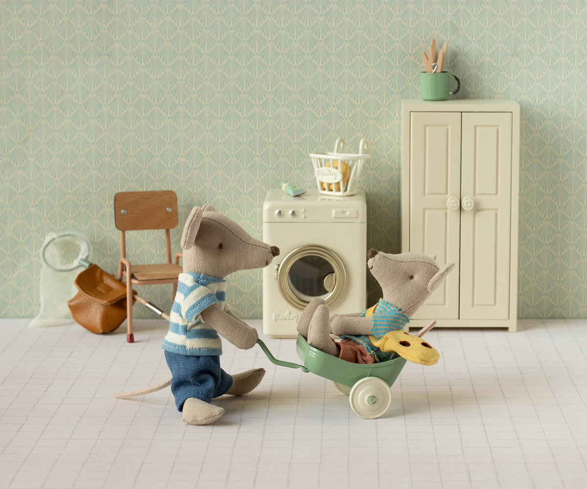 Maileg Little brother mouse with bag