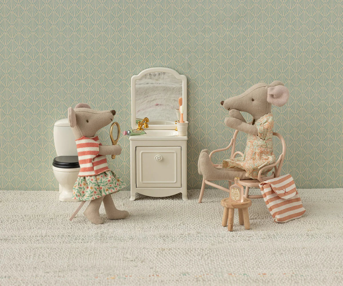Maileg Tricycle mouse, Big sister - Green