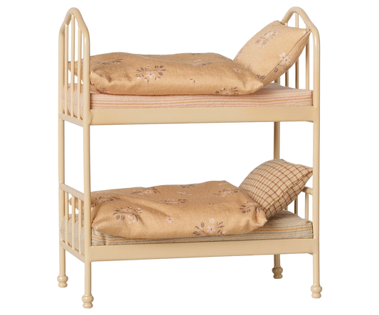 Maileg Bunk bed, Mouse - Wheat